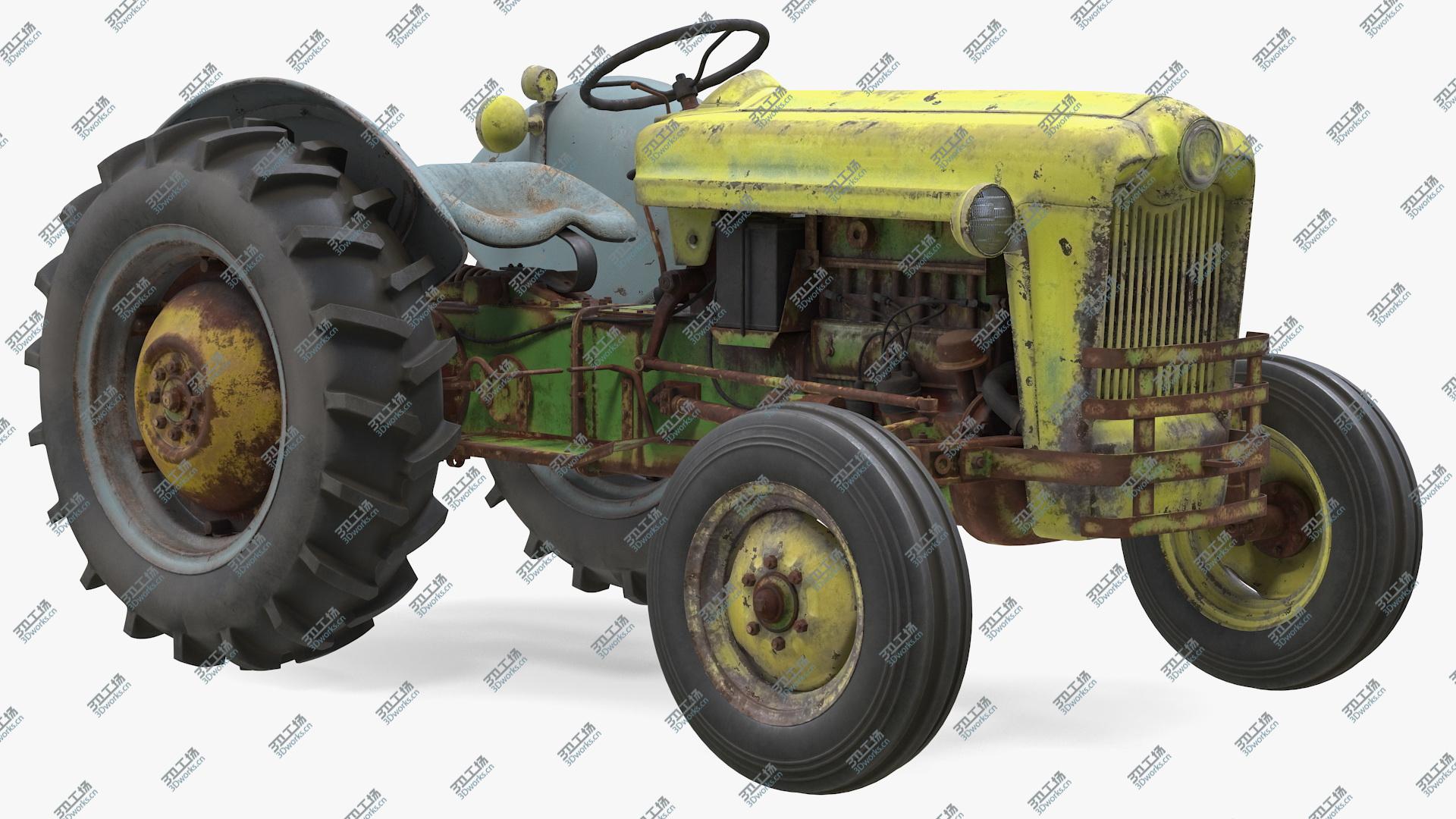images/goods_img/202104021/3D Old Vintage Tractor model/1.jpg